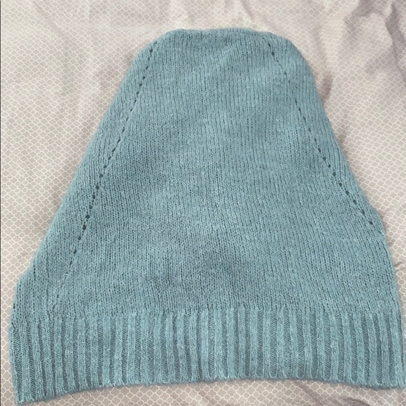 american eagle hooded teal sweater - Picture 2 of 2